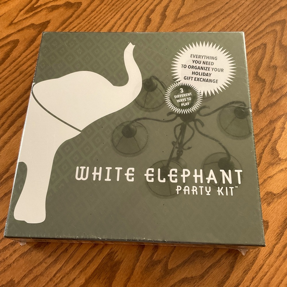 New Unopened White Elephant Party Kit